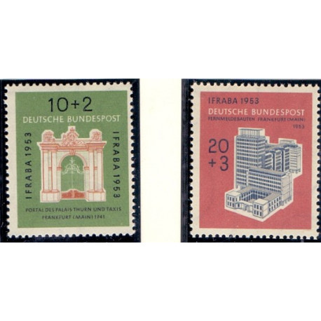 Vesttyskland. 1953. IFRABA. AFA 1134-35 **    , st.