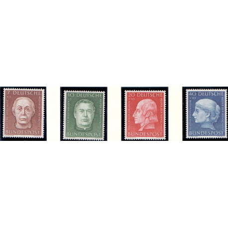 Vesttyskland. 1954. Menneskehedens hjælpere. AFA nr. 1163-66 **    , st.