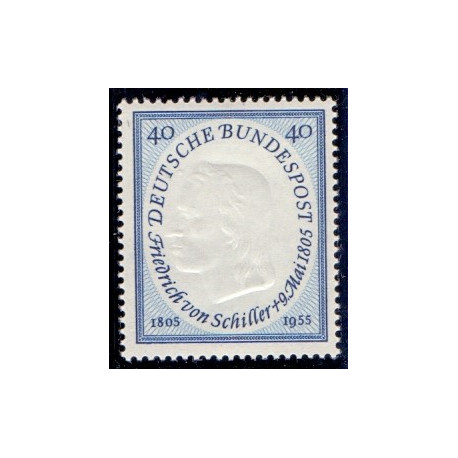 Vesttyskland. 1955. Friedrich Schiller. AFA nr. 1173 **    , st.