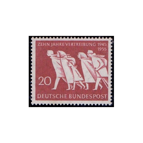 Vesttyskland. 1955. Tvangsflytningerne. AFA nr. 1178 **    , st.