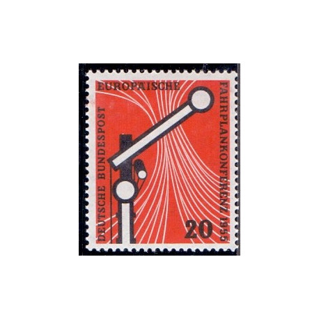Vesttyskland. 1955. Køreplanskonference. AFA nr. 1182 **    , st.