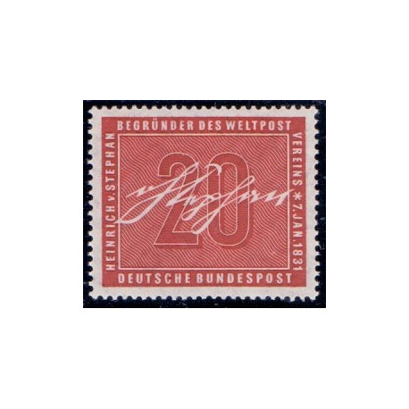 Vesttyskland. 1956. Heinrich von Stephan. AFA nr. 1190 **    , st.