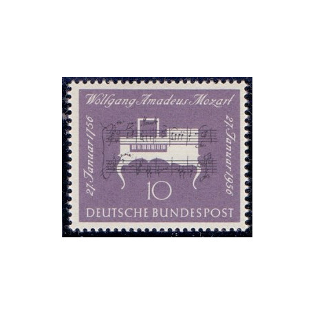 Vesttyskland. 1956. Mozart. AFA nr. 1191 **      , st.