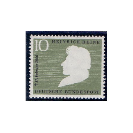 Vesttyskland. 1956. Heinrich Heine. AFA nr. 1192 **     , st.