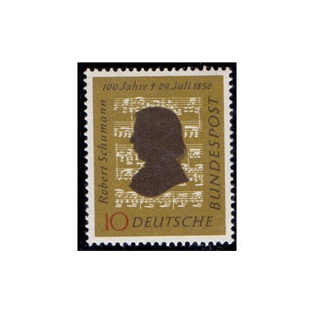 Vesttyskland. 1956. Robert Schumann. AFA nr. 1197 **     , st.