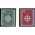 Vesttyskland. 1956. Evangelist kirkedag. AFA nr. 1198-99 **     , st.