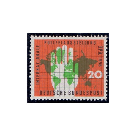 Vesttyskland. 1956. Int. politiudstilling. AFA nr. 1203 **     , st.
