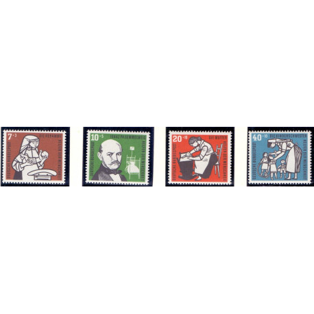 Vesttyskland. 1956. Menneskehedens hjælpere. AFA nr. 1206-09 **    , st.