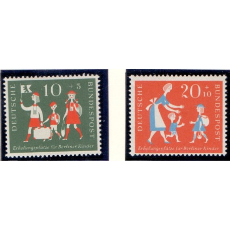 Vesttyskland. 1957. Velgørenhedsudgave. AFA nr. 1213-14 ** st