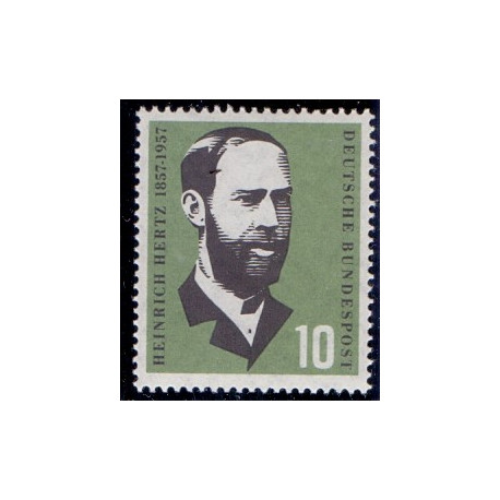 Vesttyskland. 1957. H. R. Hertz. AFA nr. 1215 **    , st.