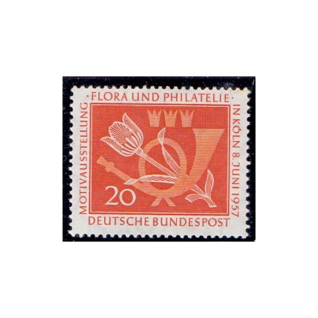 Vesttyskland. 1957. Gerhardt og Flora/Filateli. AFA nr. 1220-21 **    , st.