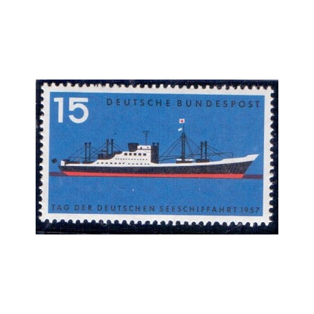 Vesttyskland. 1957. Skibsfarten & Giessen jubilæum. AFA nr. 1224-25 **    , st.