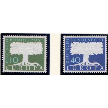 Vesttyskland. 1957. Europamærker / CEPT. AFA nr. 1231-32  ** (3)    , st.