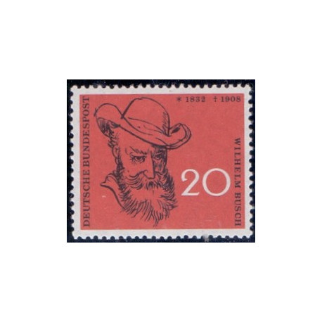 Vesttyskland. 1958. Vilhelm Busch. AFA nr. 1244-45  **     , st.