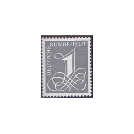 Vesttyskland. 1958. Taltegning vm. XII. AFA nr. 1253  **     , st.