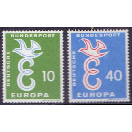 Vesttyskland. 1958. Europamærke / CEPT. AFA nr. 1257-58 **     , st.