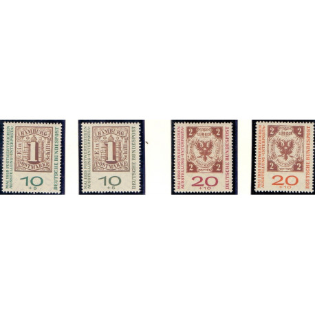 Vesttyskland. 1959. Interposta frimærkeudstilling. AFA nr. 1267-70 **     , st.