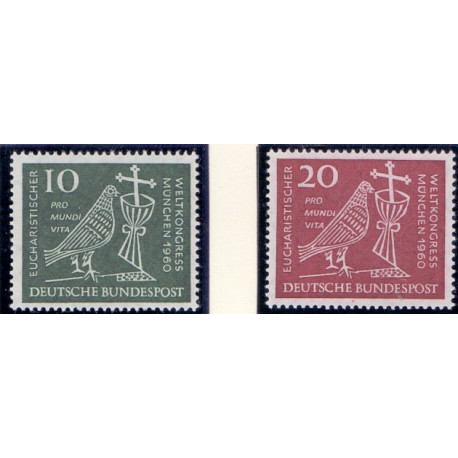 Vesttyskland. 1960. Verdenskongres. AFA nr. 1294-95 **    , st.