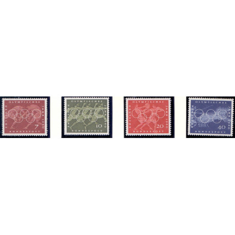 Vesttyskland. 1960. Olympiaden i Rom. AFA nr. 1296-99 **    , st.