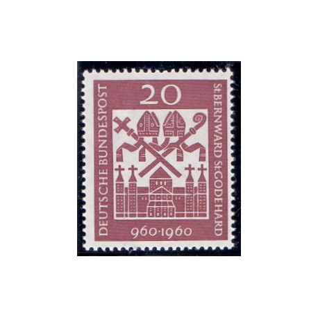 Vesttyskland. 1960. Biskopperne. AFA nr. 1300 **    , st.