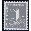 Vesttyskland. 1960. Liggende vandmærke XII. AFA nr. 1253-1148 ** (5)    , st.