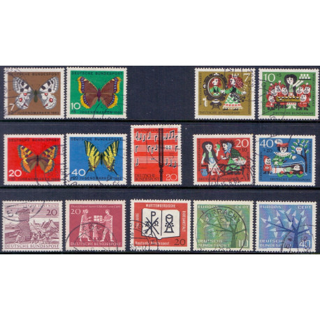 Vesttyskland. 1962. Komplet årgang **    , st.