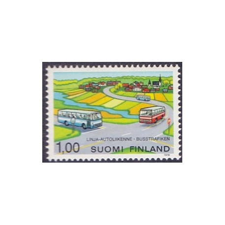Finland. 1978. Bustrafik, Eino Leinos og matematik, AFA nr 834-36 **  , postfrisk stemplet FDC