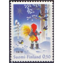 Finland. 1978. Julefrimærke AFA nr. 840 ** , postfrisk stemplet FDC