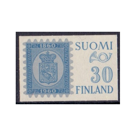 Finland. 1960. 100 året for stortakkede mærker. AFA nr. 524 **      , postfrisk stemplet FDC