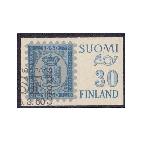 Finland. 1960. 100 året for stortakkede mærker. AFA nr. 524 **      , postfrisk stemplet FDC