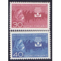 Finland. 1960. 100 året for stortakkede mærker. AFA nr. 524 **      , postfrisk stemplet FDC