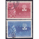 Finland. 1960. 100 året for stortakkede mærker. AFA nr. 524 **      , postfrisk stemplet FDC