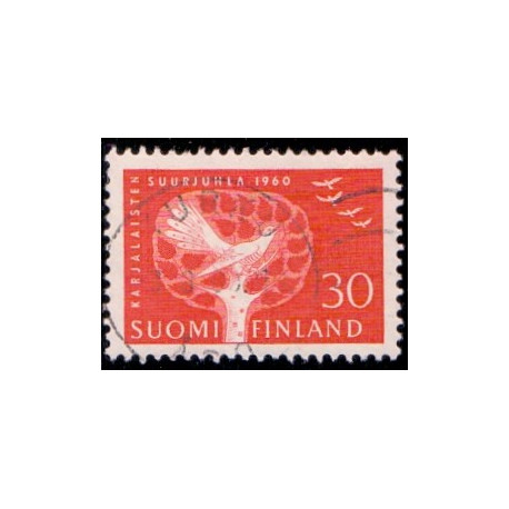 Finland. 1960. Gadolin, Nortamos, og Karelernes rigsfest. AFA nr. 527-29 **      , postfrisk stemplet FDC
