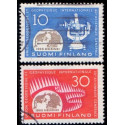 Finland. 1960. Int. Geodætisk-geofysisk kongres. AFA nr. 530-31 **     , postfrisk stemplet FDC