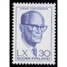 Finland. 1960. Pres. Kekkonens AFA nr. 532     , postfrisk stemplet FDC