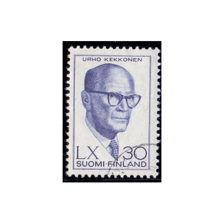 Finland. 1960. Pres. Kekkonens AFA nr. 532     , postfrisk stemplet FDC