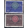 Finland. 1960. Europamærker. AFA nr. 533-34 **    , postfrisk stemplet FDC