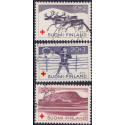 Finland. 1960. Røde Kors. AFA nr. 536-38 **    , postfrisk stemplet FDC