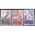 Finland. 1962. Dyr. AFA nr. 559-61 **   , postfrisk stemplet FDC