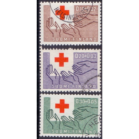 Finland. 1963. FAO og Røde Kors AFA nr. 577-80 ** (4) , postfrisk stemplet FDC