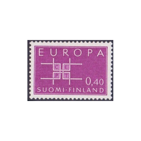 Finland. 1963. Europamærke. AFA nr. 584 **      , postfrisk stemplet FDC