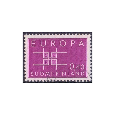 Finland. 1963. Europamærke. AFA nr. 584 **      , postfrisk stemplet FDC