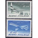 Finland. 1963. Finnaris jubilæum AFA nr. 592-93 **       , postfrisk stemplet FDC