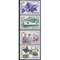 Finland. 1964. Røde Kors. AFA nr. 597-600 **       , postfrisk stemplet FDC