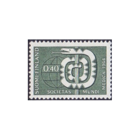 Finland. 1964-65. Lægeforeningen, Ishockey og kommuneforvaltningen. AFA nr. 601-03 **       , postfrisk stemplet FDC