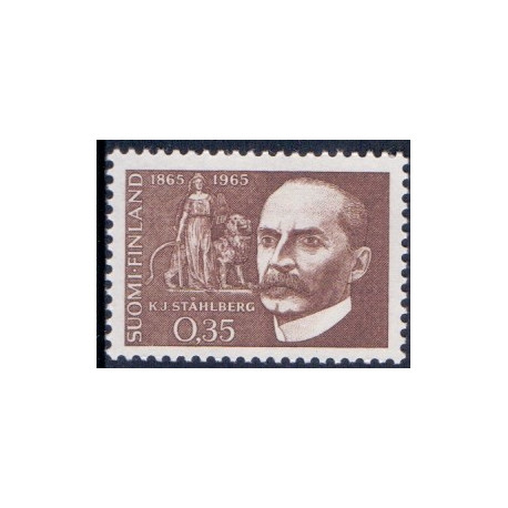 Finland. 1965. Ståhlberg, og int. Sanarbejde. AFA nr. 604-05 **       , postfrisk stemplet FDC