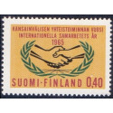 Finland. 1965. Ståhlberg, og int. Sanarbejde. AFA nr. 604-05 **       , postfrisk stemplet FDC