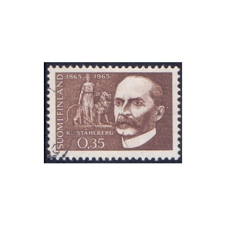 Finland. 1965. Ståhlberg, og int. Sanarbejde. AFA nr. 604-05 **       , postfrisk stemplet FDC