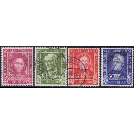 Vesttyskland. 1949. Velgørenhedsmærker. AFA 1080-83 **, st.