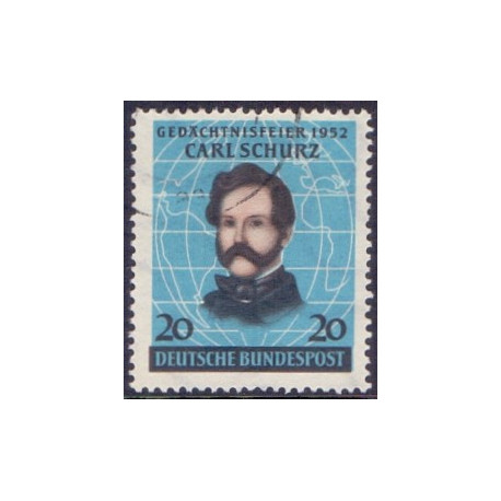 Vesttyskland. 1952. Carl Suhurz. AFA 1116 **, st.